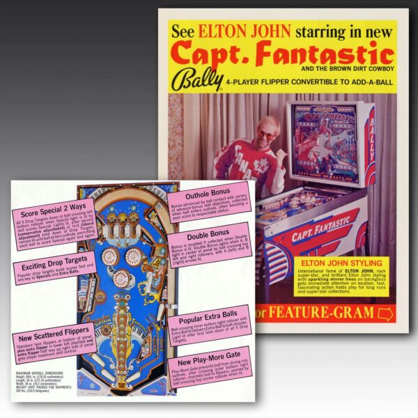 1976 Captain Fantastic Pinball Machine by Bally - Image 5