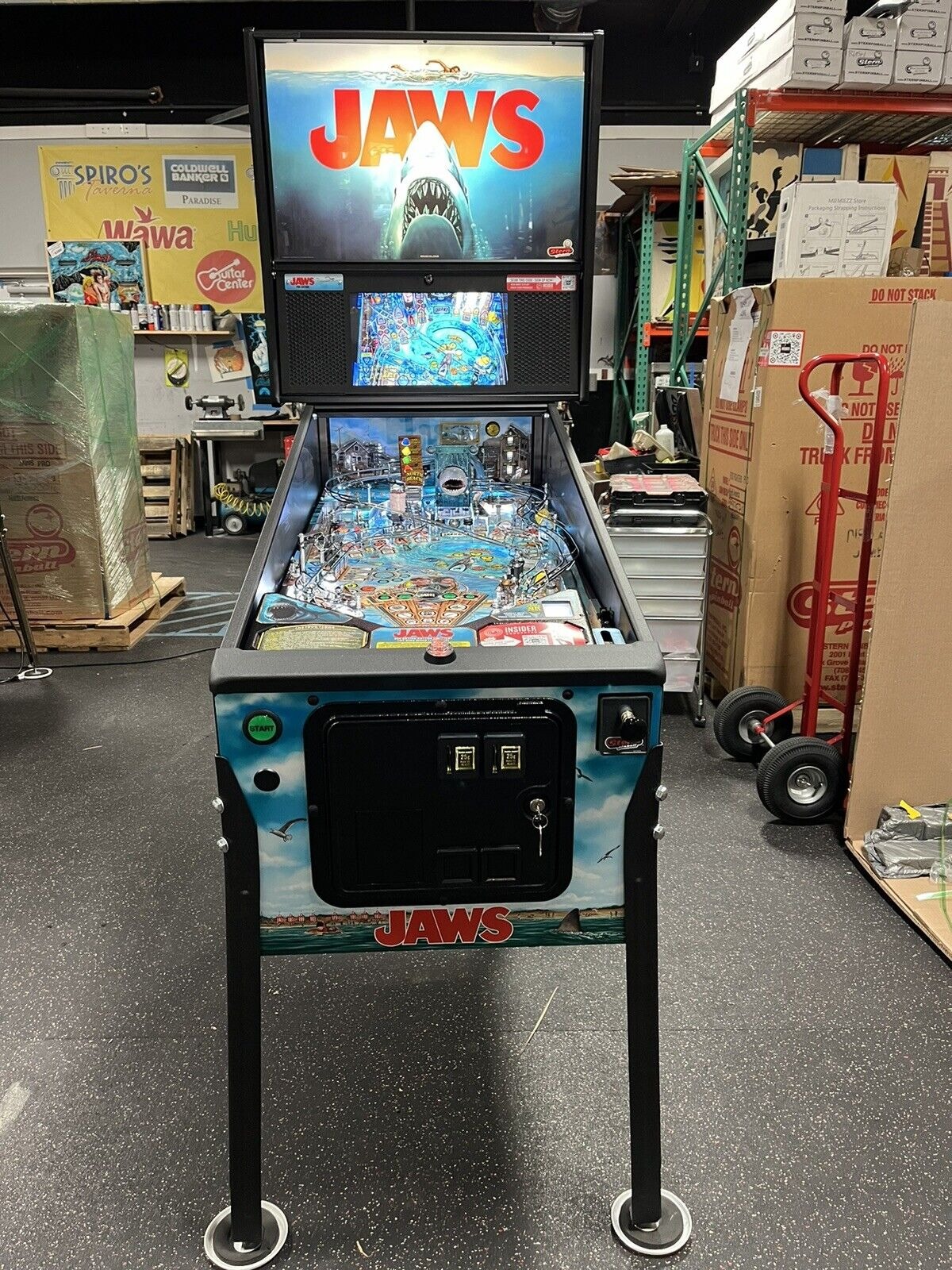 Jaws Pro Pinball Machine Stern
