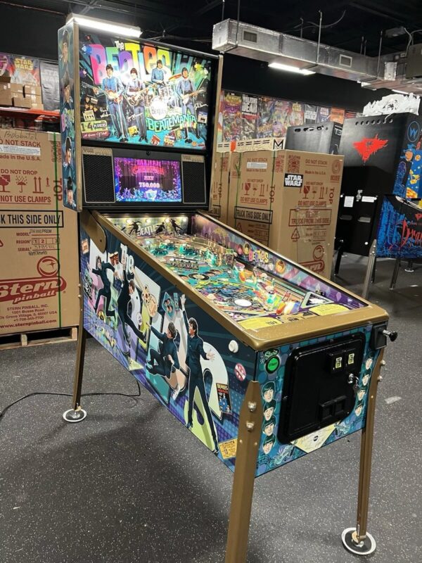 Gold Pinball Machine Stern Dealer - Image 3