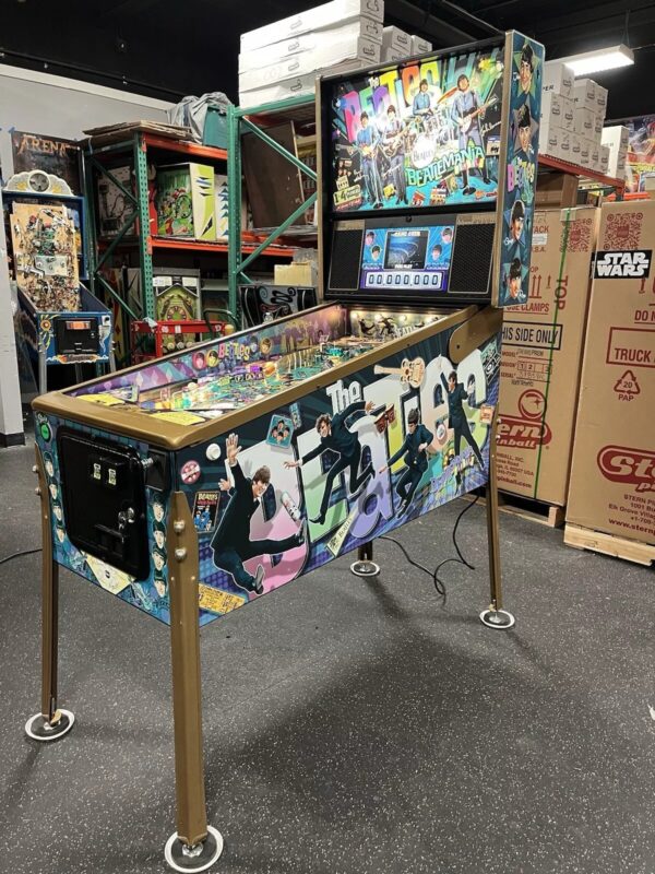 Gold Pinball Machine Stern Dealer - Image 6